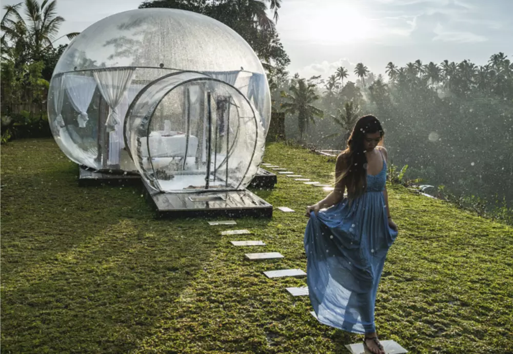 pop up bubble tent