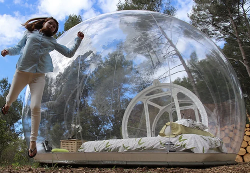 inflatable outdoor bubble tent